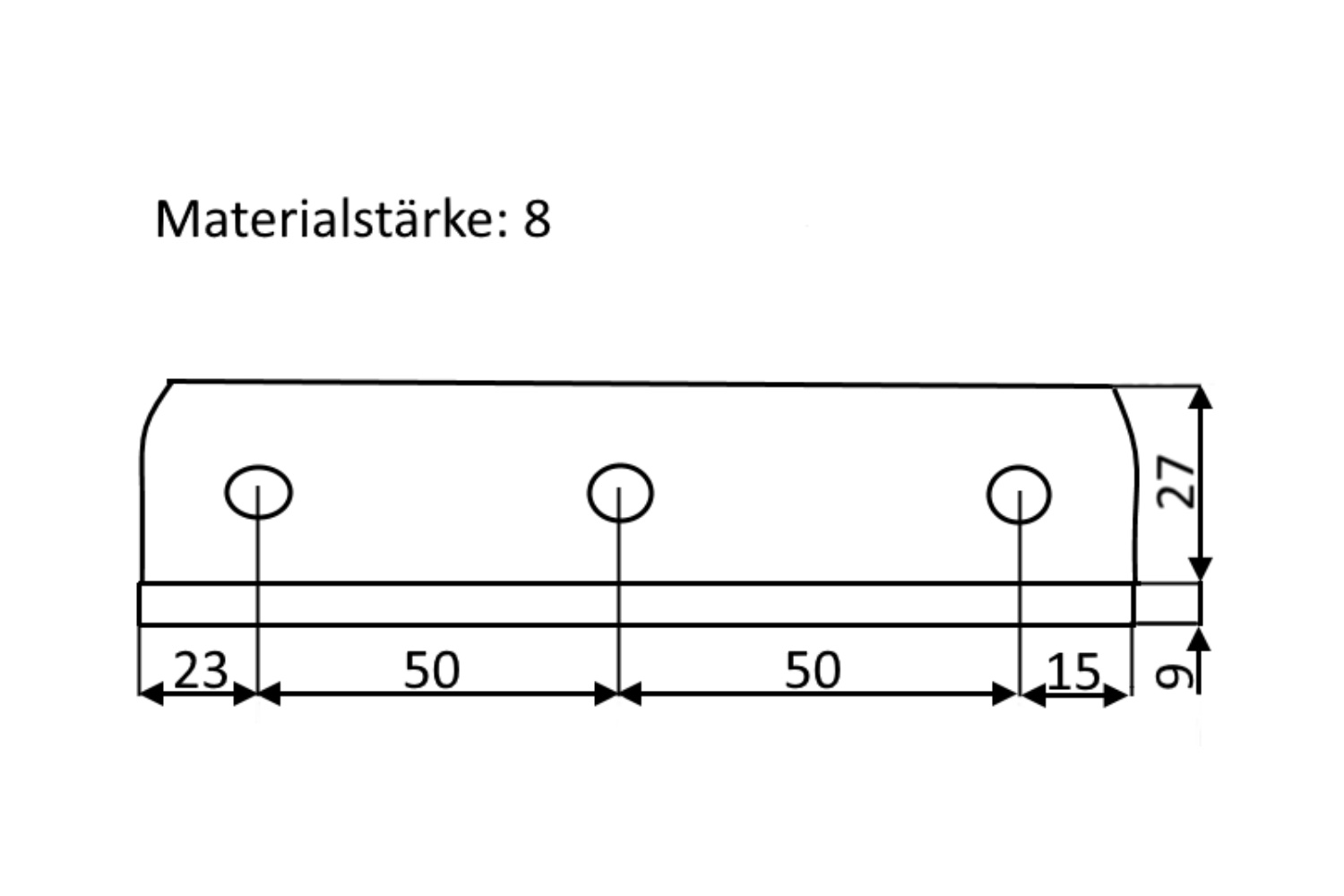 Gegenmesser für Häckselmesser Satz (2Stück) | 50012 | Ceccato - 2