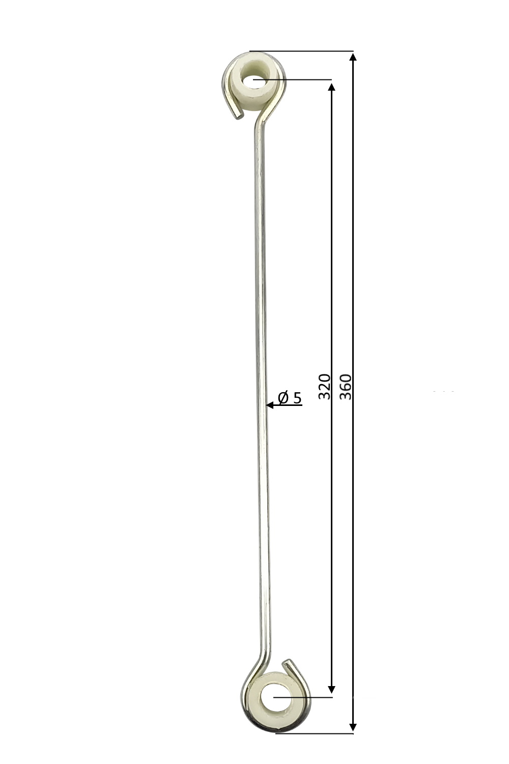 Zugstange Bandwender 36 cm | KG 1409 - 3