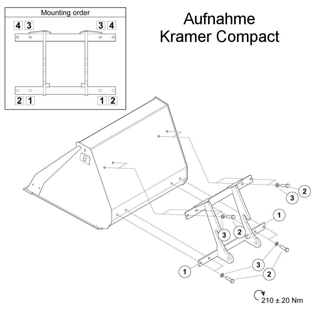 Aufnahme Hoflader | Kramer Compact ALÖ (BoH M16 S) - 1