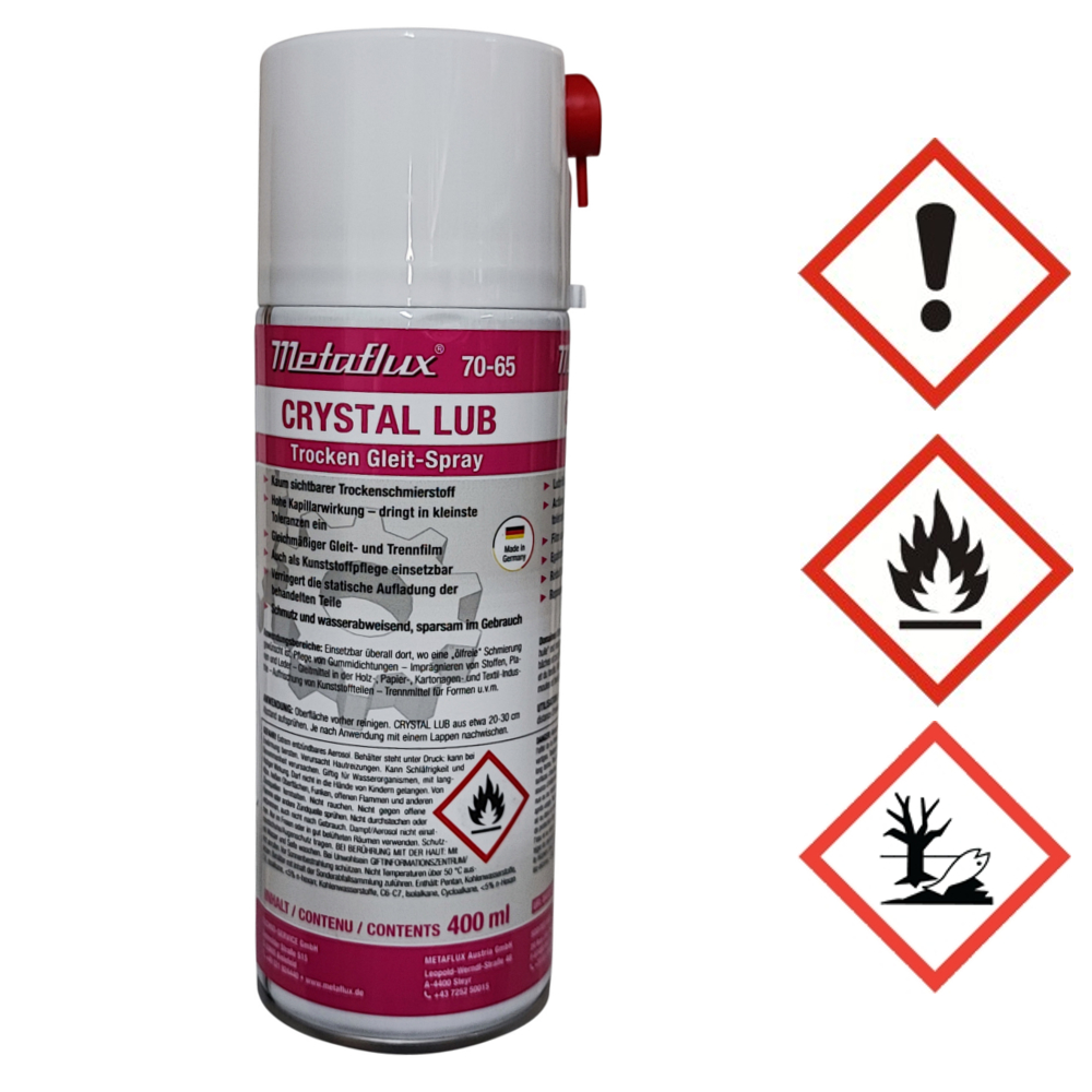 Trocken Gleit Spray 400ml Metaflux | 70-6500 Trockenschmierstoff