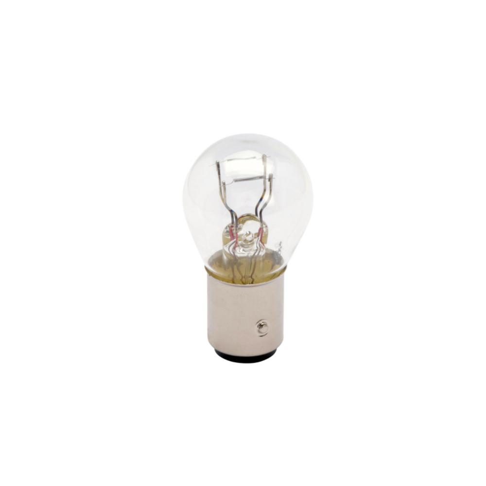 Blink- und Bremslichtlampe 12V/21W/5W - Kugellampe weiß - Sockel BAY15d - Typ P21/5W