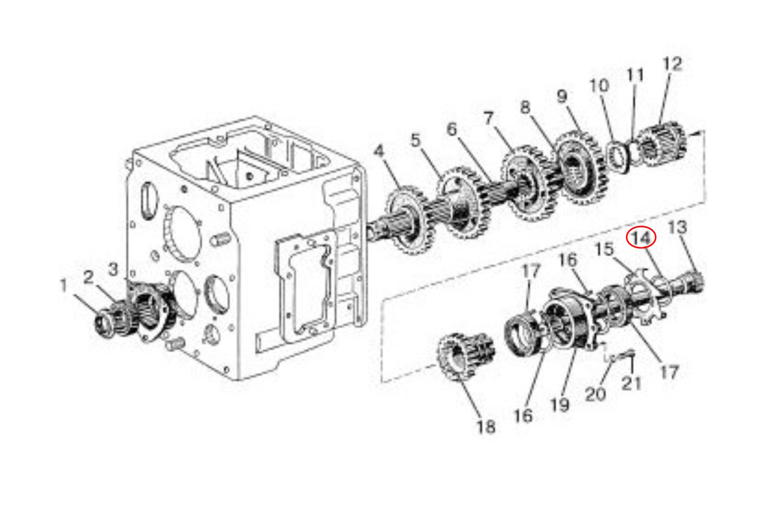 Ring Sprengring Original MTS Getriebe | 2B50 - 2