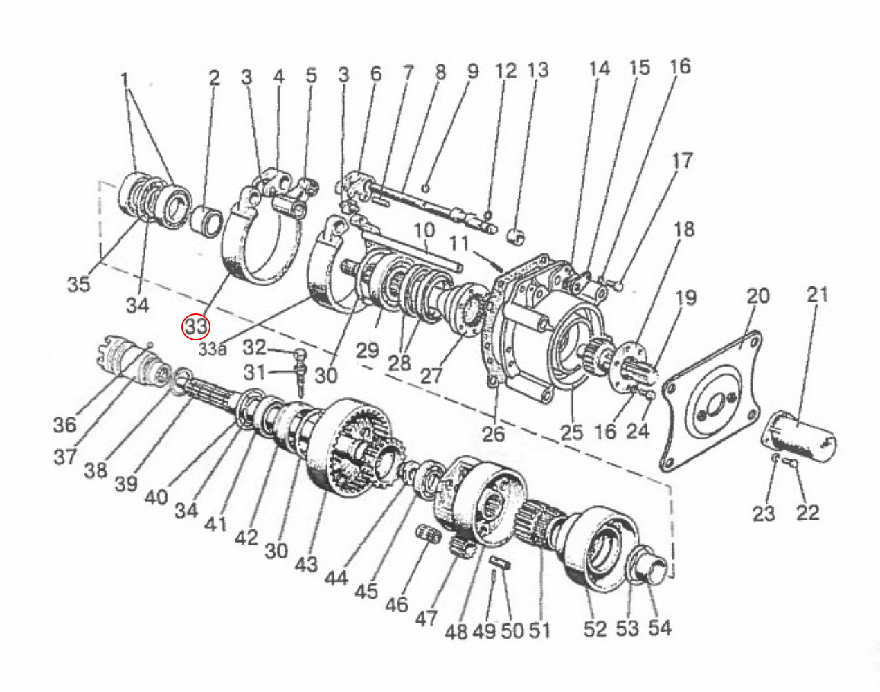 Bremsband Nachbau schmal 34mm Zapfwelle Zapfwellengetriebe | 85-4202100 - 1