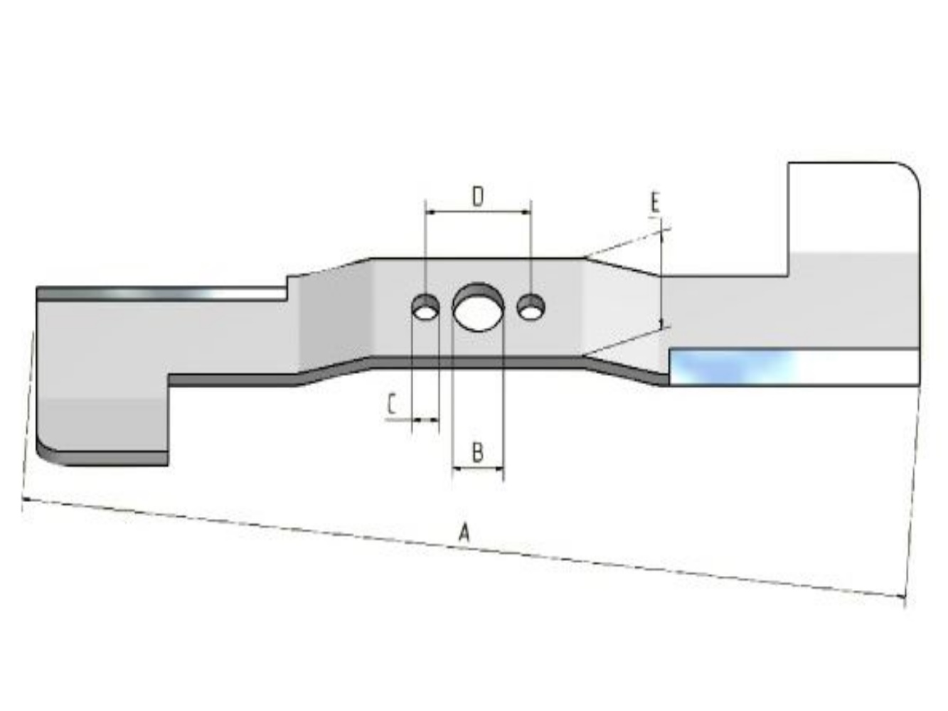 Mähmesser Messer Kubota | RC 48, RCK 54 - 2