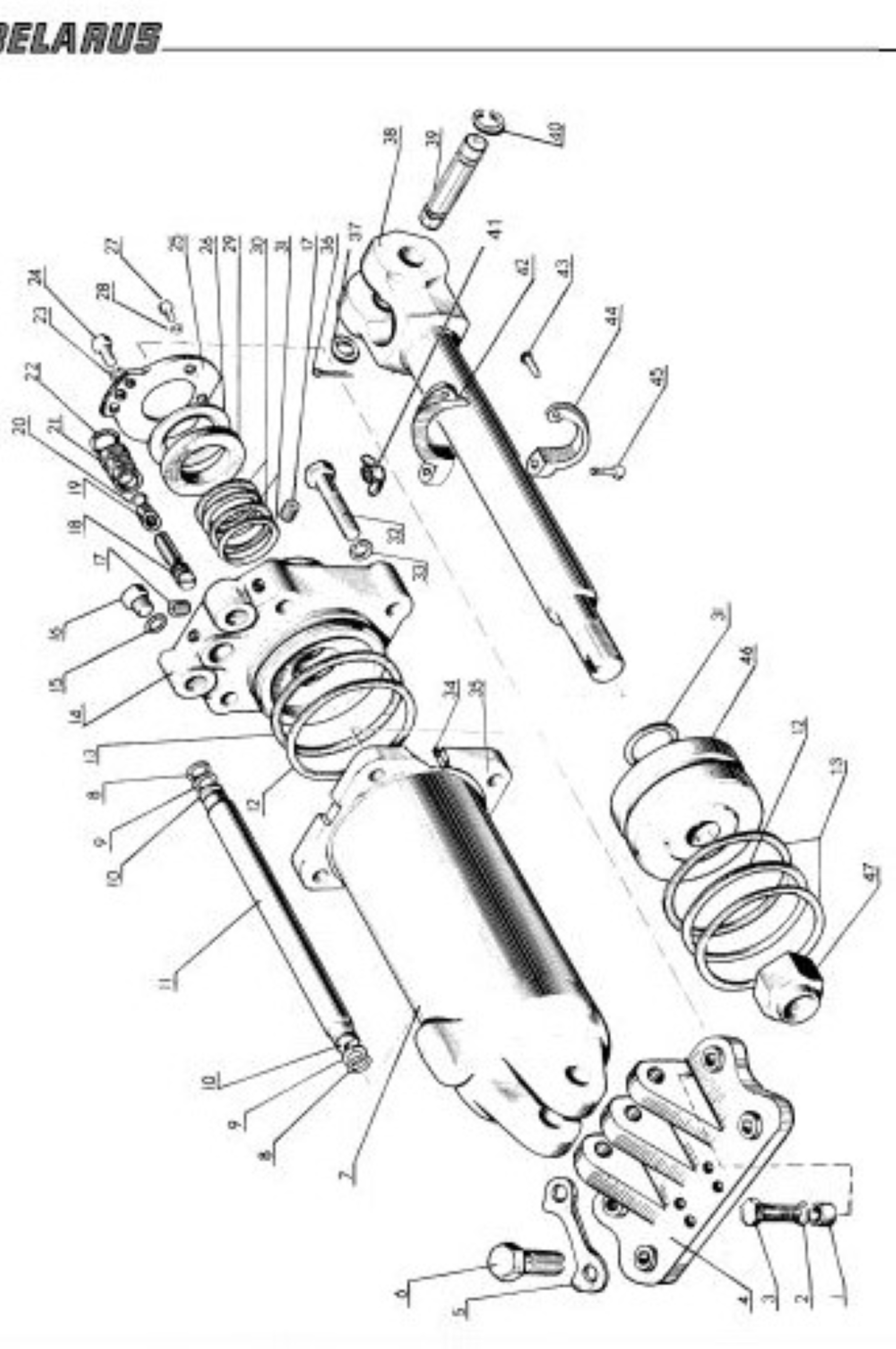Arbeitszylinder | CJS16-11040200 | MTS Heckhydraulik - 3