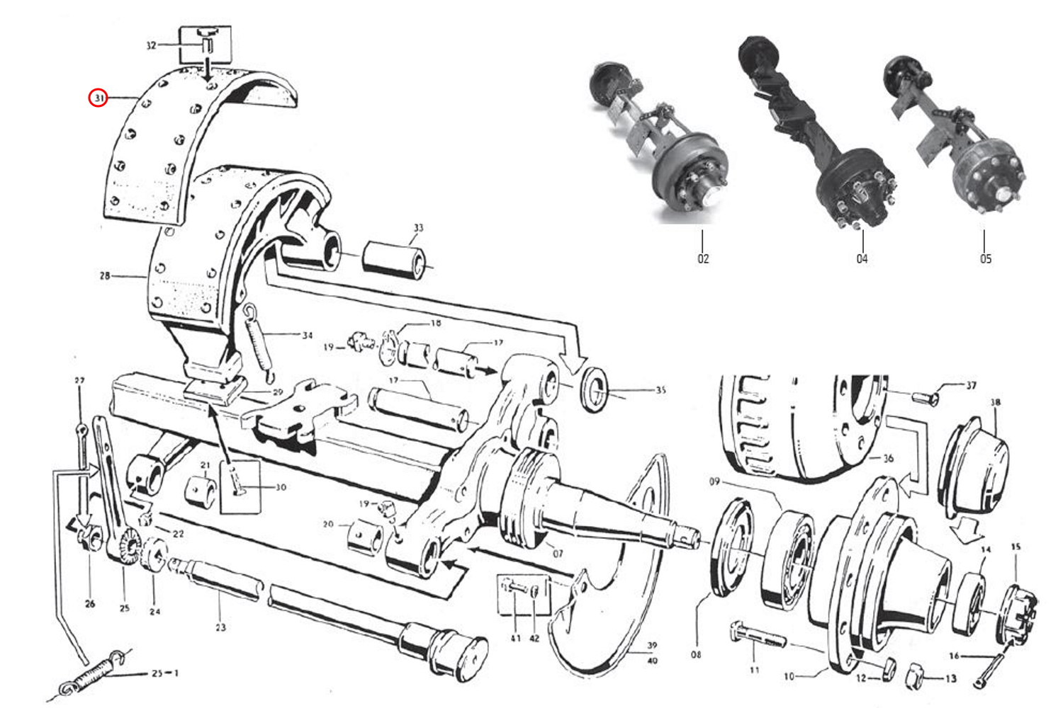 Bremsbeläge 140x10 (4 Stück) | HW60 & HW80 | 14-001-312 - 1
