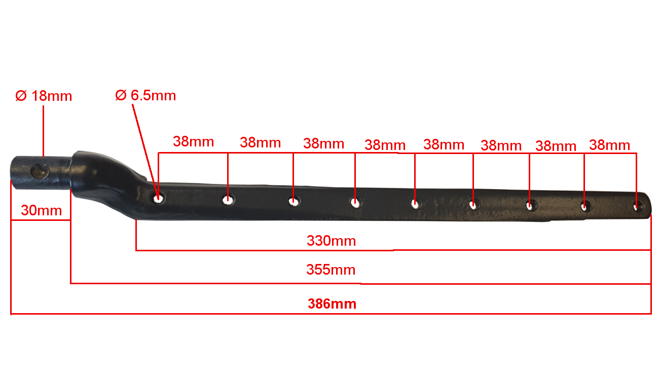 Messerkopf oben für 2,25m | Doppelmeser-Mähbalken | FPM Ersatzteil Mähwerk - 2