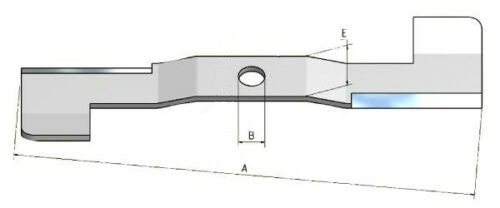 Messer für Rasentraktor 102cm (40") | Noma, Alko, Hako ... - 2