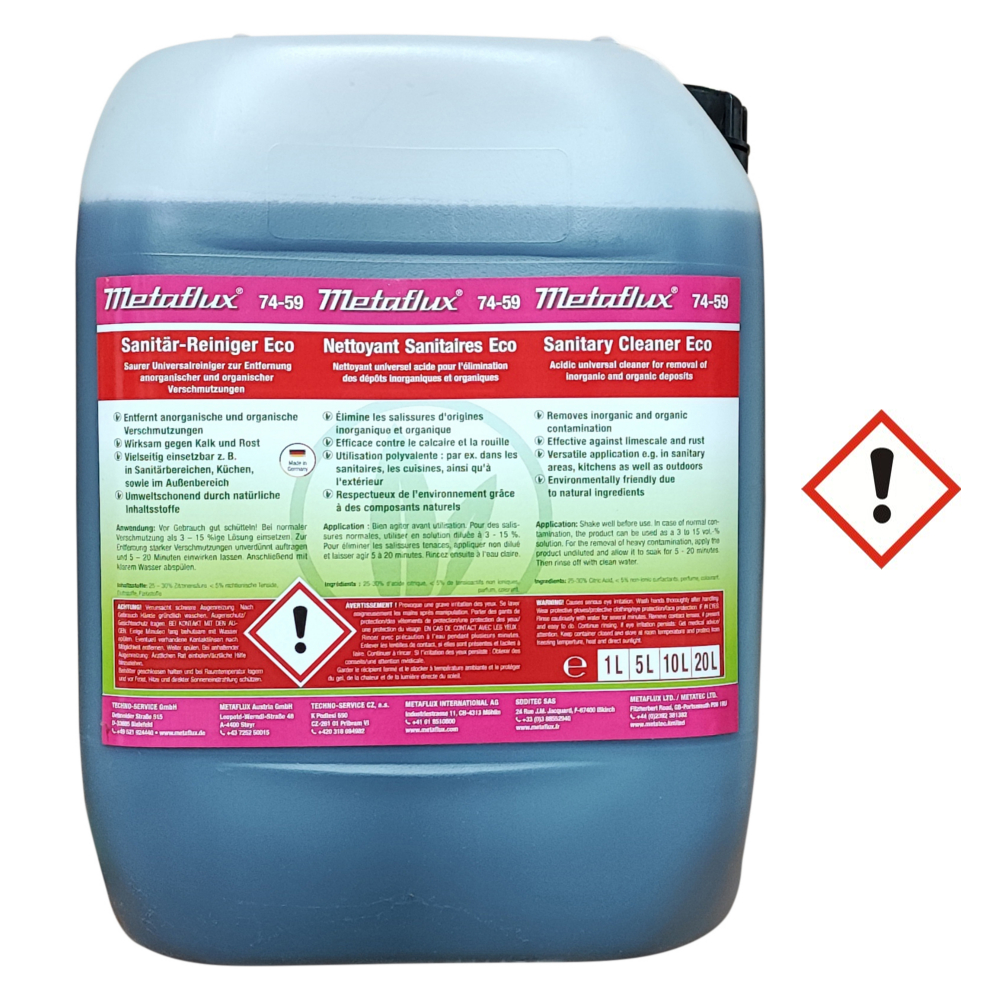 Sanitärreiniger ECO 10L Metaflux | 74-5910 - 1