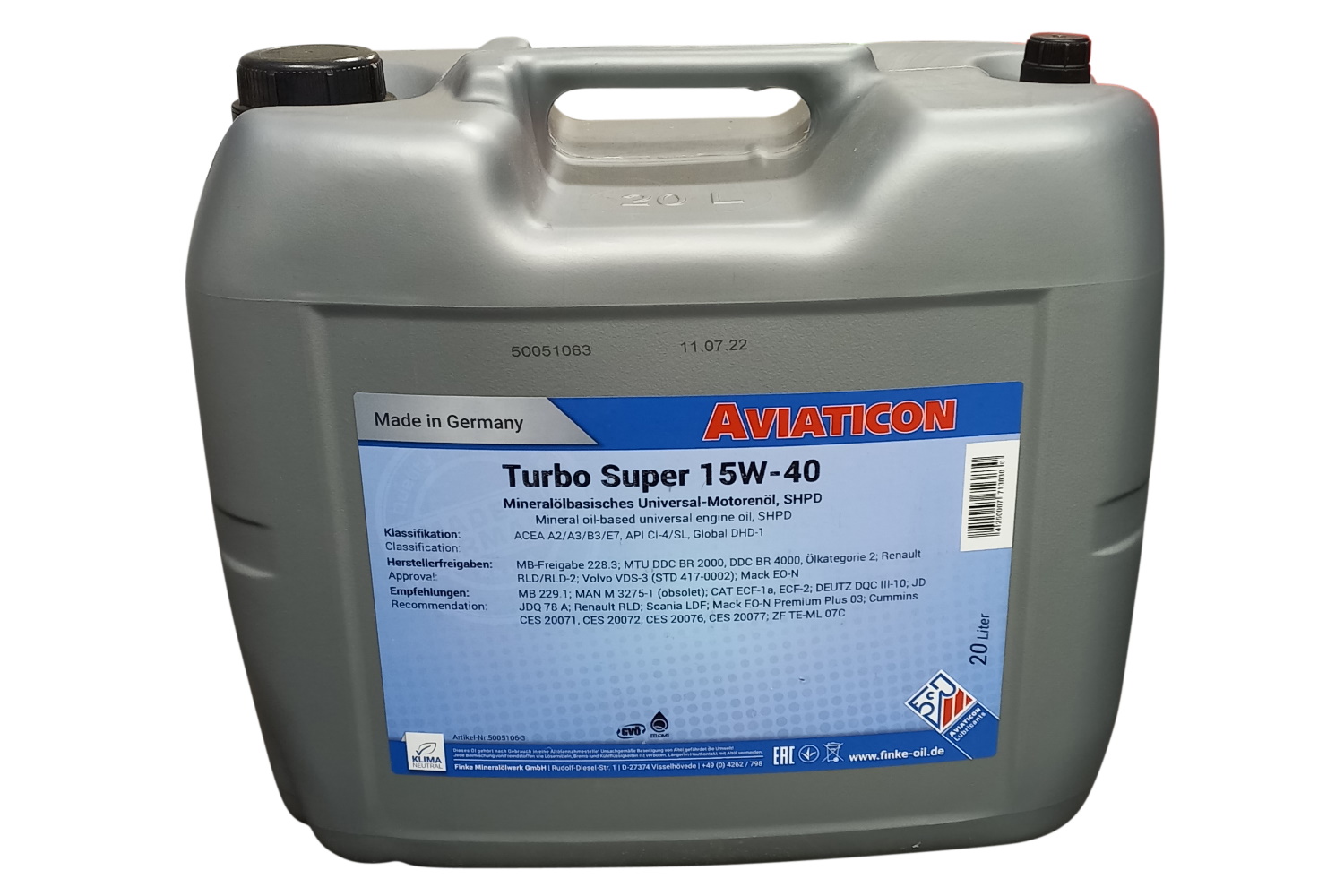 Motoröl Turbo-Super | 15W40TS-20L - 1