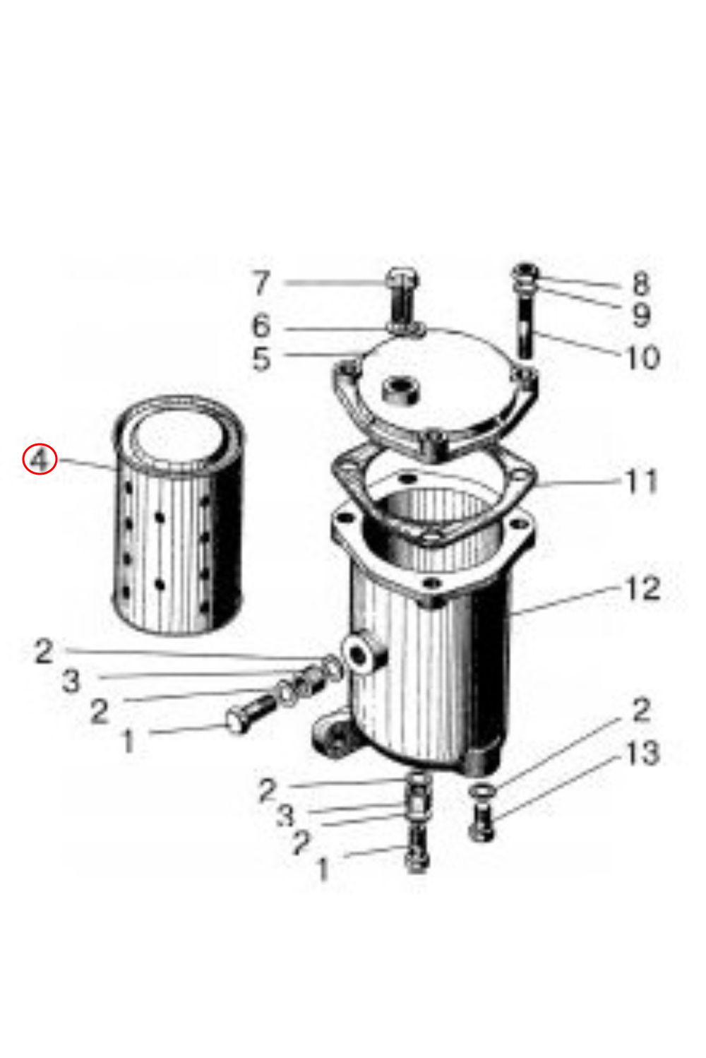 Filter Kraftstoff-Filtereinsatz Original MTS Belarus | A65.01.100-10 - 7