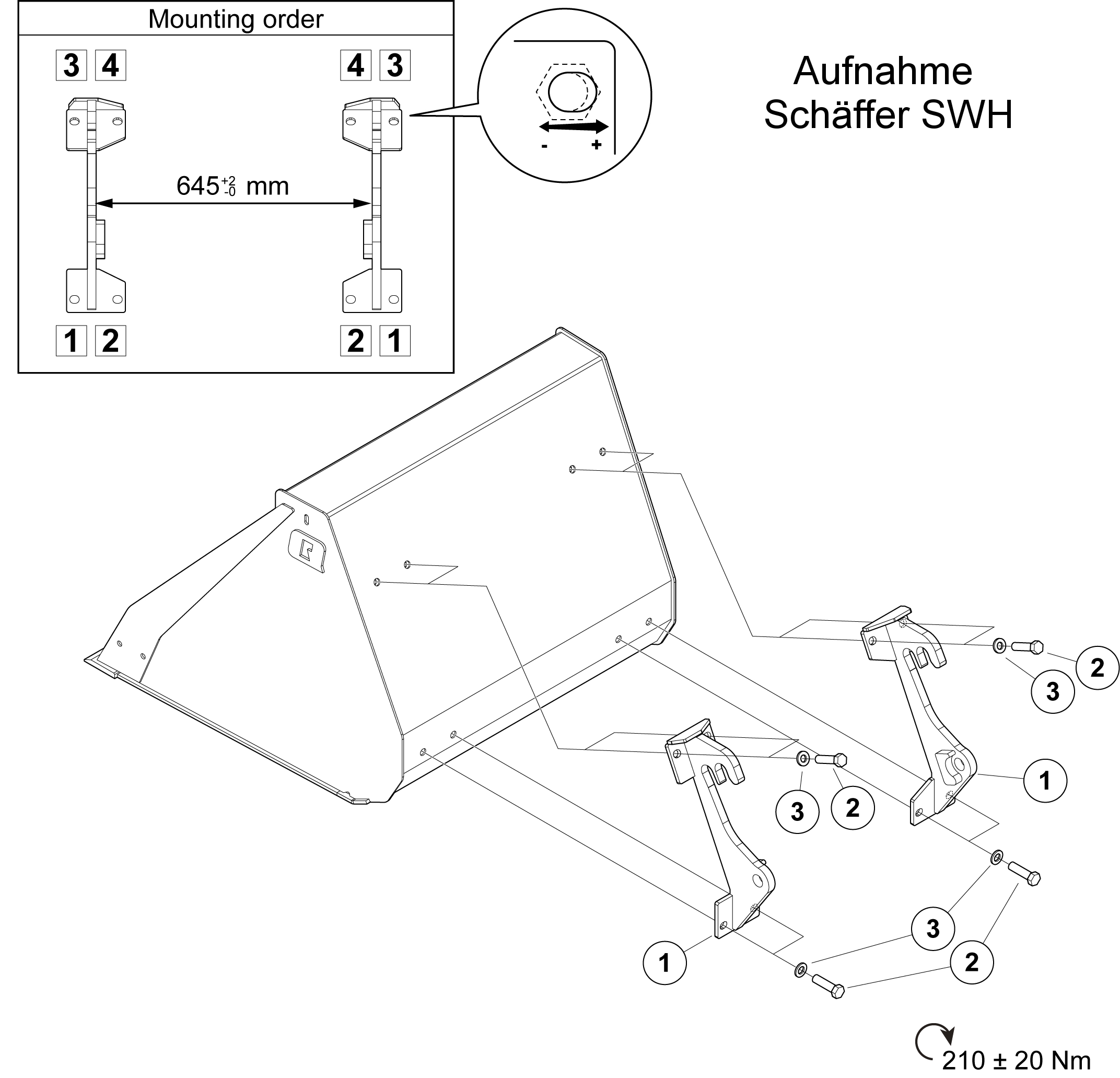 Aufnahme Hoflader ALÖ | Schäffer neue Ausführung Typ SWH - 1