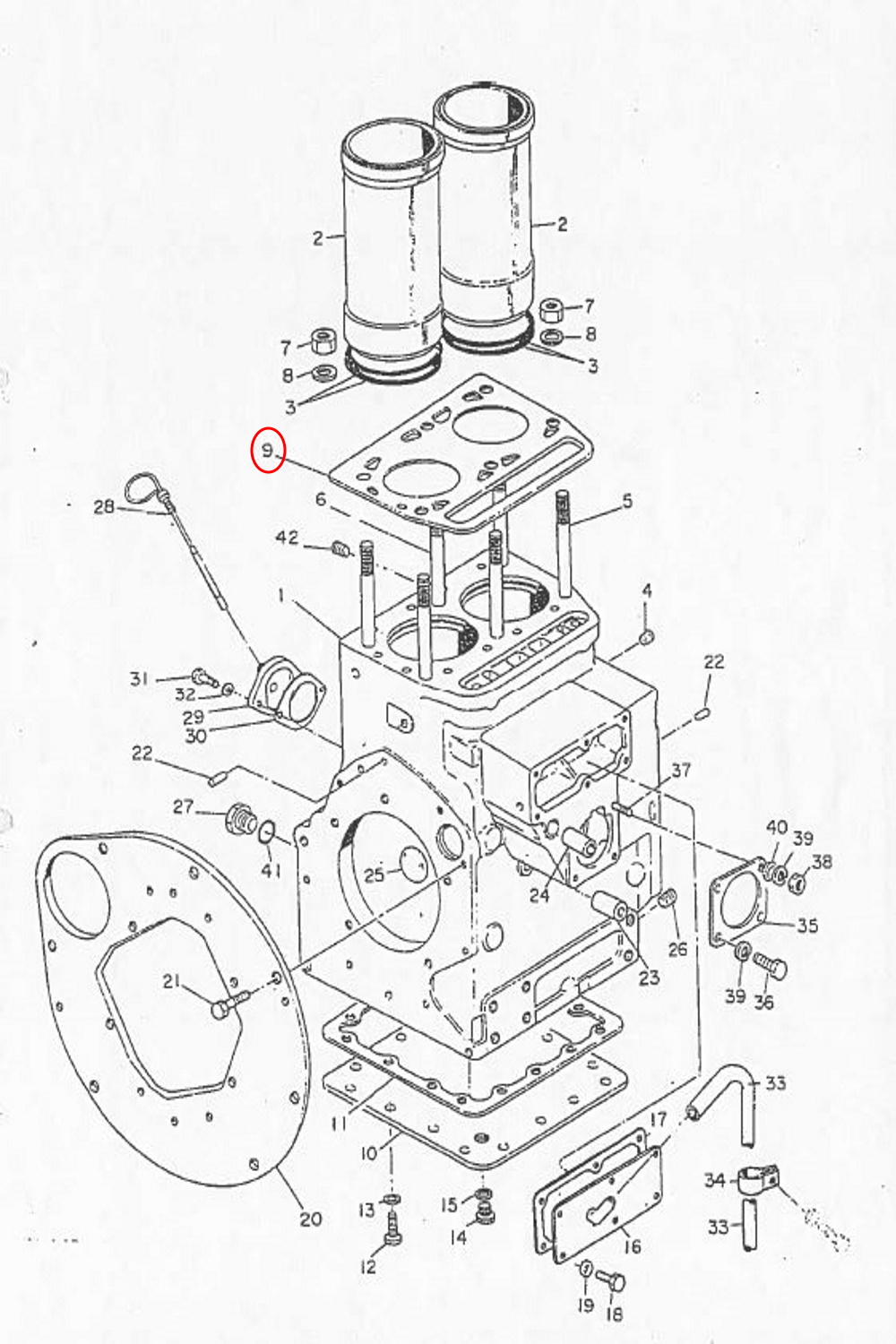 Zylinderkopfdichtung Yanmar Kleintraktoren | YM 1500 - 2