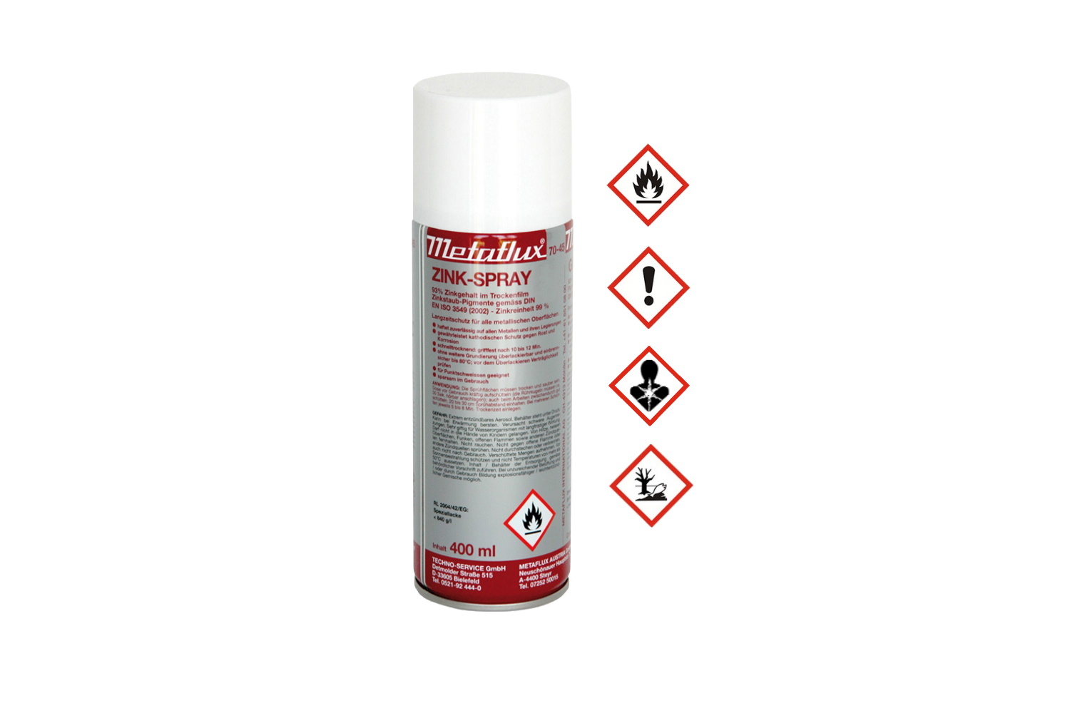 Zink-Spray 400ml Metaflux | 70-4500 - 1