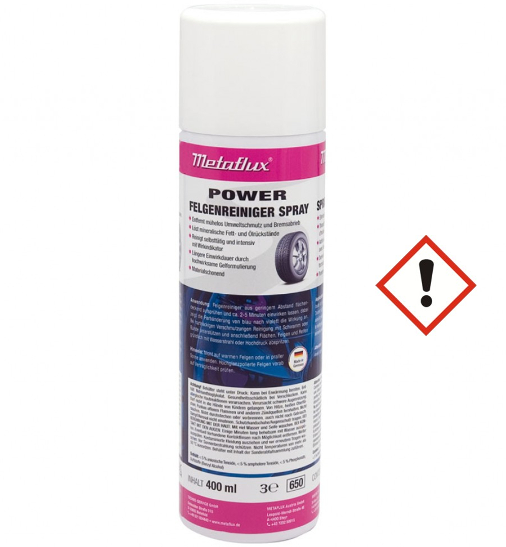 Felgenreiniger Power Spray 0,4 Liter Metaflux | 70-6900