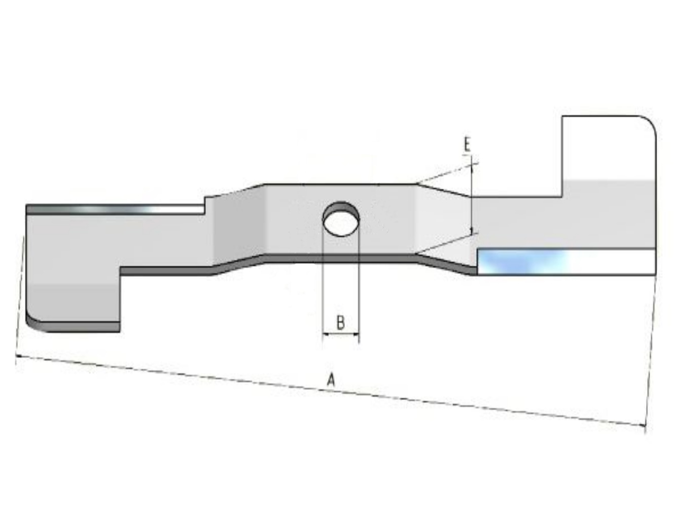 Mulchmesser rechts Messer Mähwerk | Regent Simplicity | S885418BM - 3