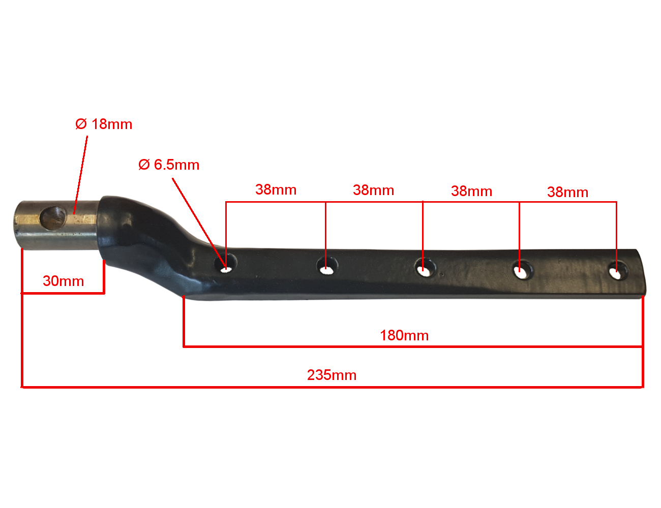 Messerkopf oben für 1,25m, 1,70m und 1,90m Doppelmesser-Mähbalken | FPM Ersatzteil Mähwerk - 3